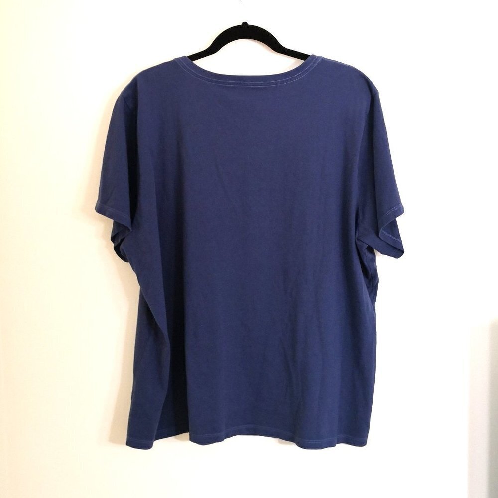 New Life Is Good Diversified Portfolio T-Shirt Navy Blue Size XXXL - Picture 3 of 3